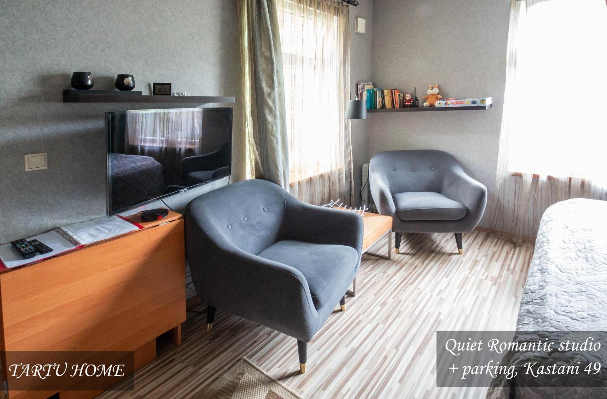 Quiet Romantic Studio Plus Parking, Tartu Home Luaran gambar