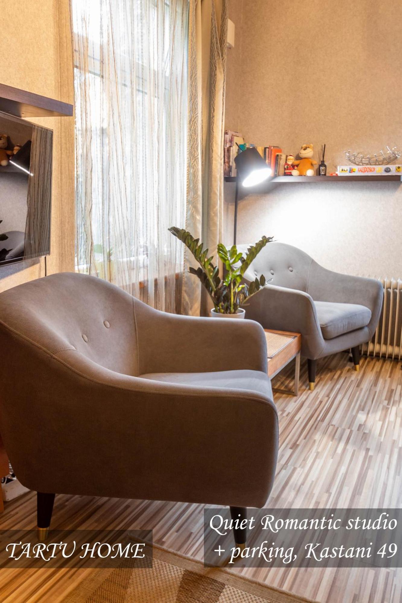 Quiet Romantic Studio Plus Parking, Tartu Home Luaran gambar